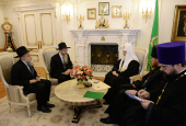 A avut loc întâlnirea Sanctității Sale Patriarhul Chiril cu Rabinul principal al Rusiei Berl Lazar
