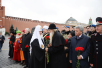 Возложение цветов к памятнику Кузьме Минину и Дмитрию Пожарскому на Красной площади