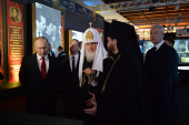 Открытие XV церковно-общественной выставки-форума «Православная Русь» в Москве
