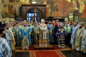 De sărbătoarea Icoanei Maicii Domnului de Kazan Întâistătătorul Bisericii Ortodoxe Ruse a săvârșit Liturghia la catedrala „Adormirea Maicii Domnului” din Kremlin și a condus hirotonia arhimandritului Siluan (Șalari) în treapta de episcop de Orhei