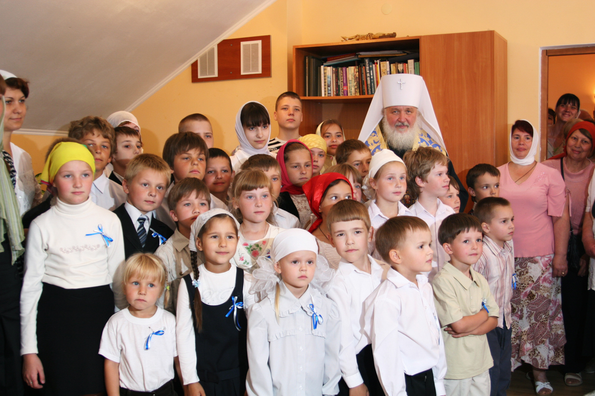 Посещение православной гимназии в Калининграде. 21 июля 2008 г.