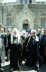 Во время визита Святейшего Патриарха Алексия II в Азербайджан. Май 2001 г.