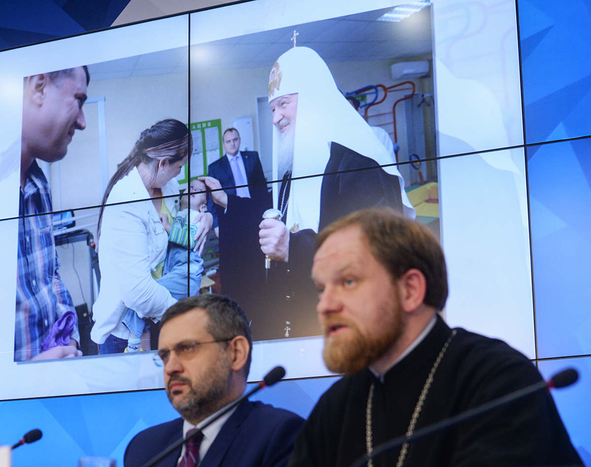 Пресс-конференция в МИА «Россия сегодня» на тему «Русская Православная Церковь: служение в стремительно меняющемся мире»