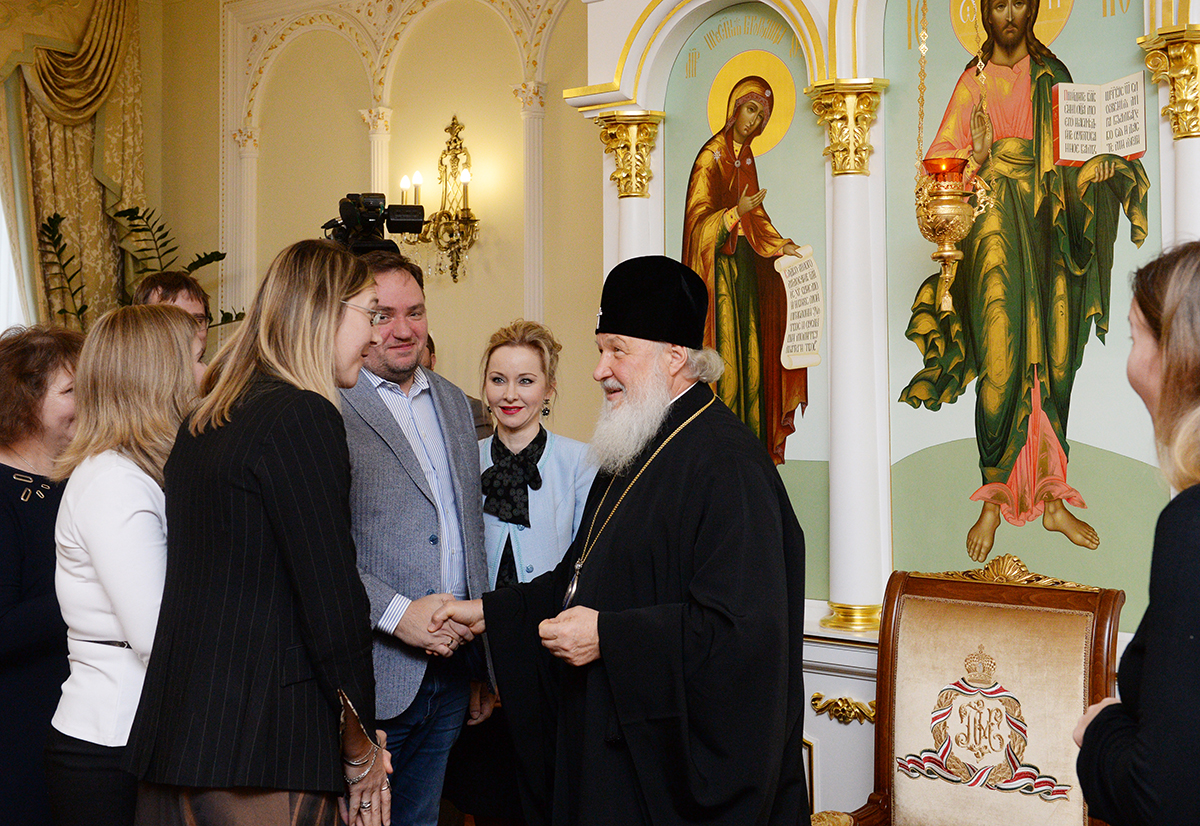 Зустріч Святішого Патріарха Кирила з журналістами