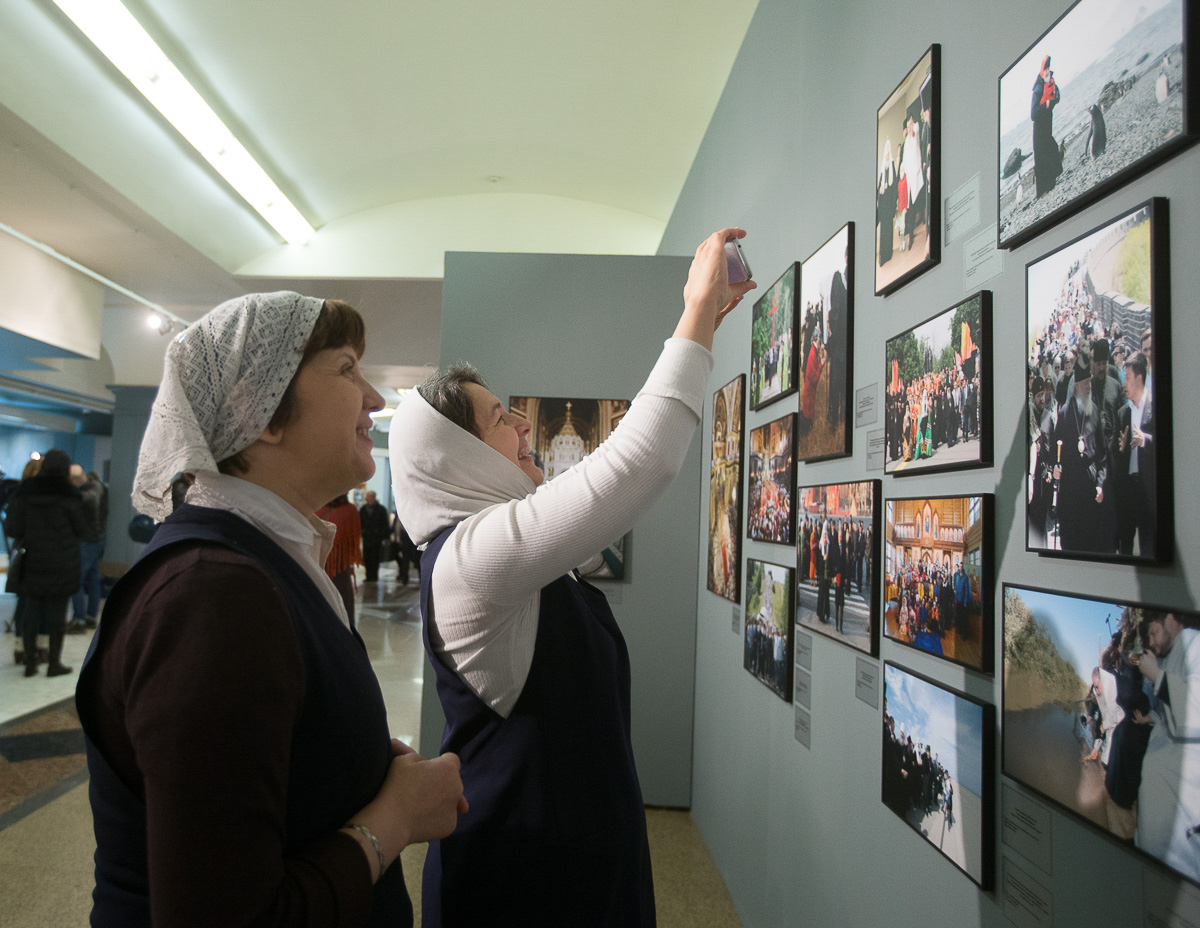 Открытие фотовыставки «Сын Церкви» в Храме Христа Спасителя в Москве