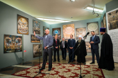 Inaugurarea expoziției „Fiul Bisericii” la catedrala „Hristos Mântuitorul” din Moscova