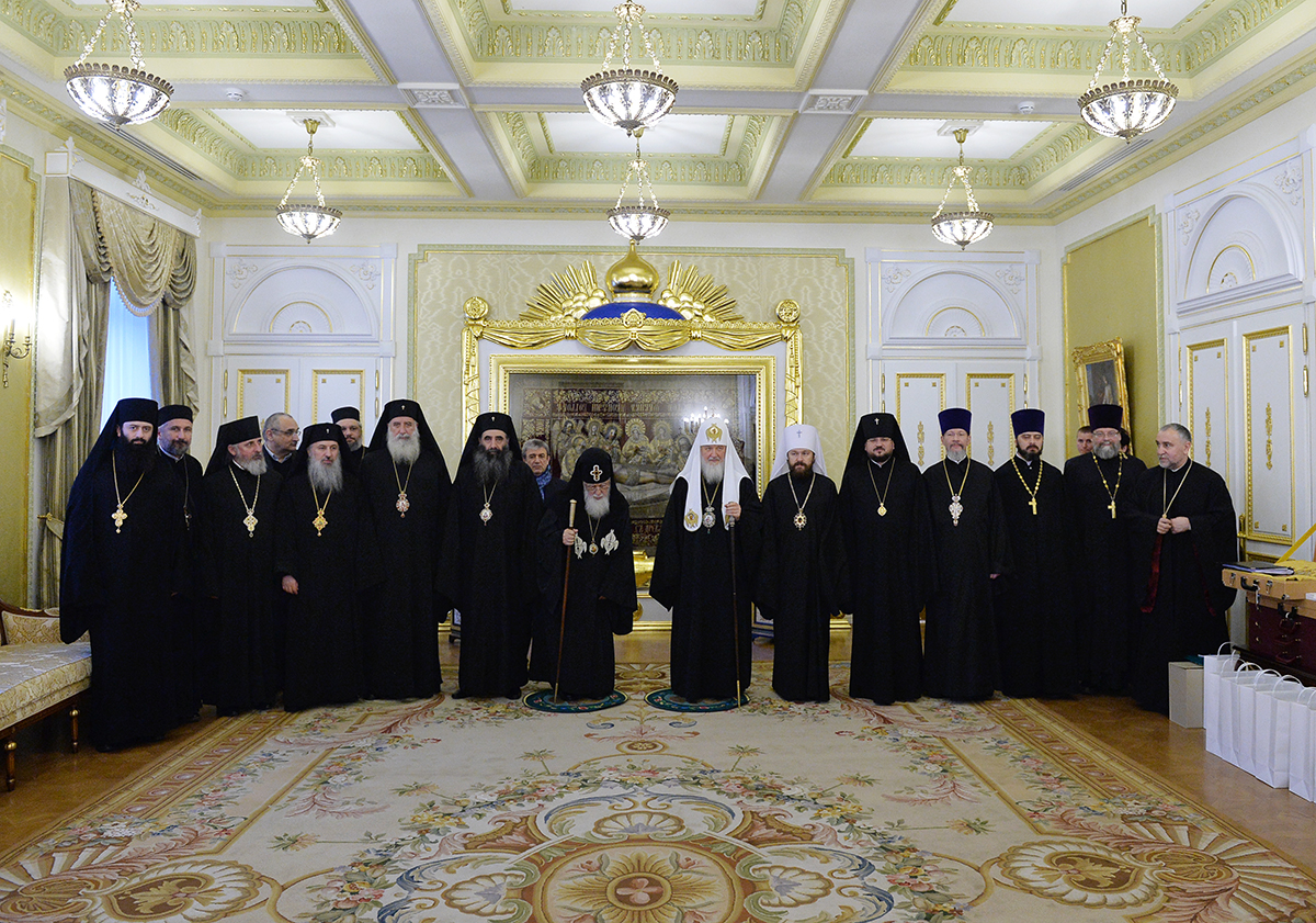 Встреча Святейшего Патриарха Кирилла со Святейшим и Блаженнейшим Католикосом-Патриархом всея Грузии Илией II