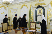 Зустріч Святішого Патріарха Кирила з представником Константинопольського Патріархату