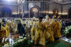 Торжественное богослужение в Храме Христа Спасителя в день 70-летия Святейшего Патриарха Кирилла