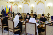 Зустріч Святішого Патріарха Кирила з Блаженнішим архієпископ Тірани і всієї Албанії Анастасієм