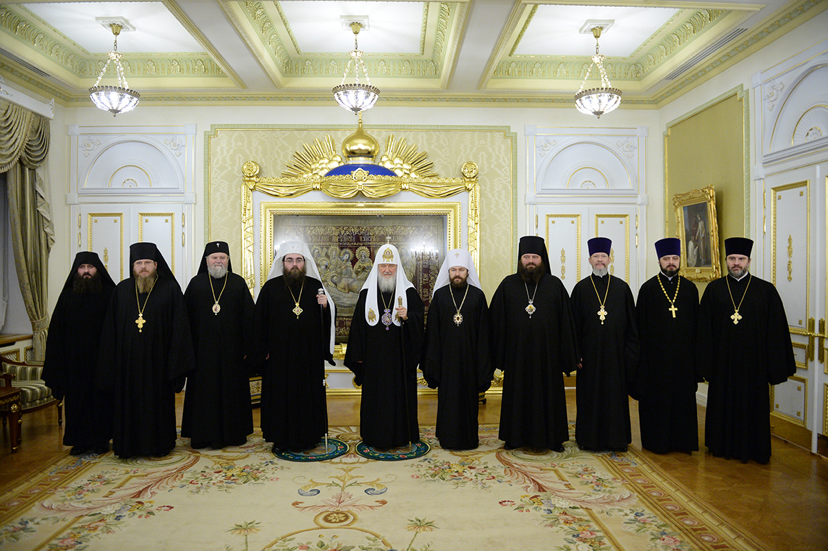 Встреча Святейшего Патриарха Кирилла с Предстоятелем Православной Церкви Чешских земель и Словакии