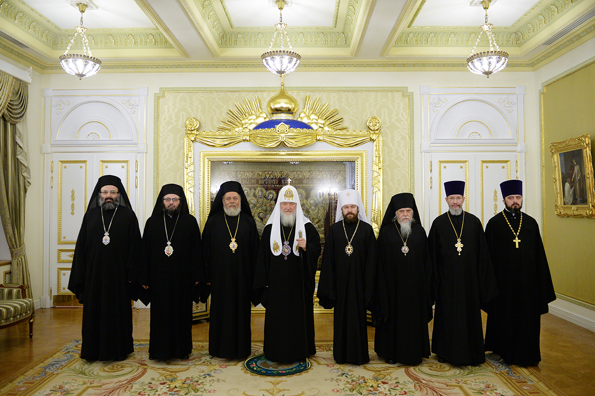 Зустріч Святішого Патріарха Кирила з делегацією Антіохійського Патріархату