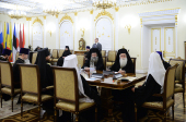 Святейший Патриарх Московский и всея Руси Кирилл встретился с делегацией Элладской Православной Церкви