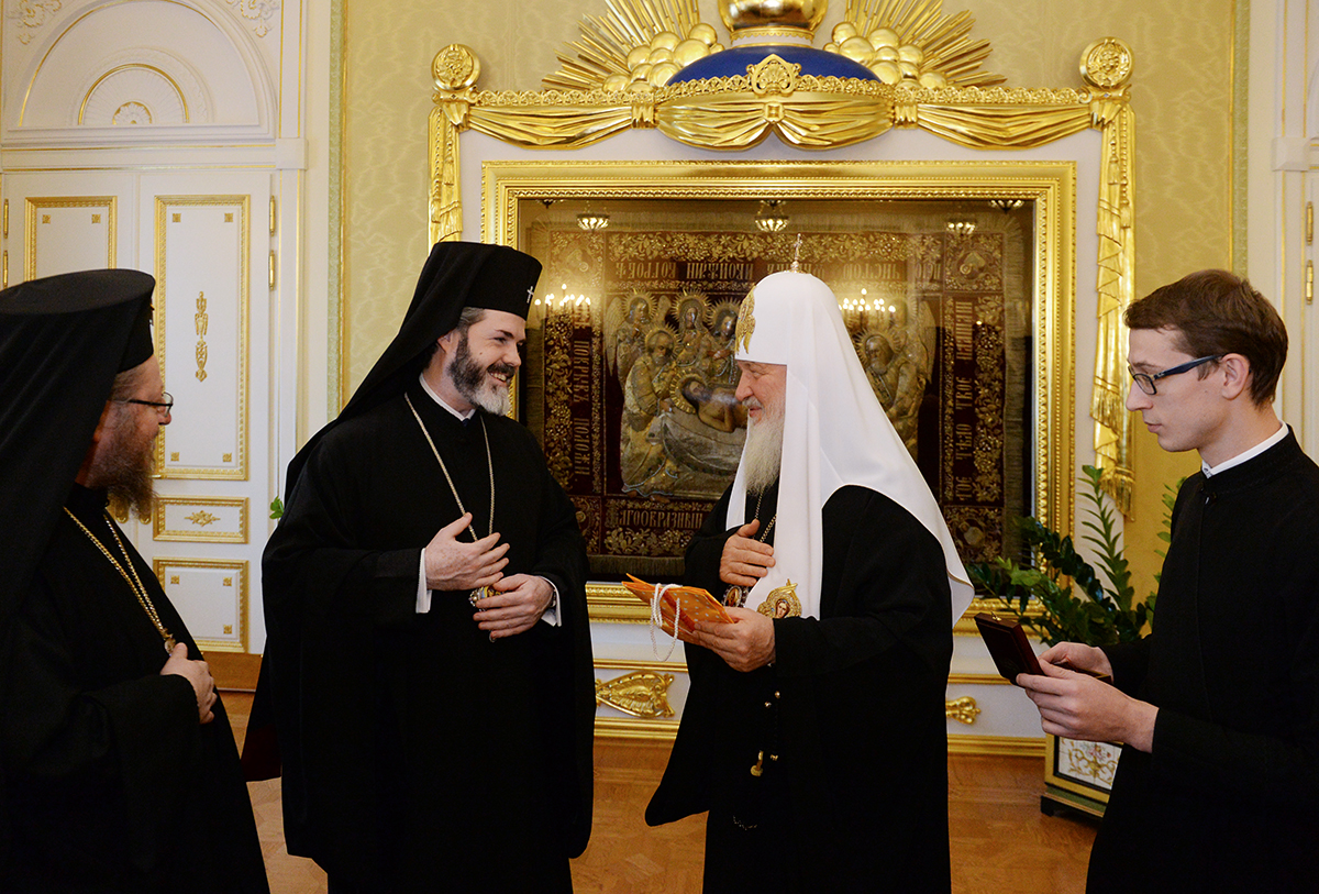 Зустріч Святішого Патріарха Кирила з членами делегації Болгарської Православної Церкви