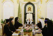 Встреча Святейшего Патриарха Кирилла с членами делегации Болгарской Православной Церкви