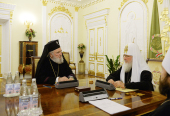 Întâlnirea Sanctității Sale Patriarhul Chiril cu delegația Bisericii Ortodoxe Române