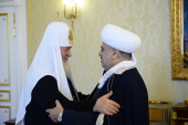 Відбулася зустріч Святішого Патріарха Кирила з головою Управління мусульман Кавказу шейх-уль-ісламом Аллахшукюром Паша-заде