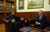 Președintele Departamentului pentru relațiile externe bisericești s-a întâlnit cu ambasadorul Poloniei în Rusia