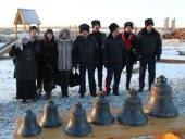 Комплект колоколов отправили из Архангельска в Донбасс
