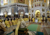 Slujirea Patriarhului de ziua pomenirii Sfântului Ierarh Filaret al Moscovei în catedrala „Hristos Mântuitorul”. Liturghia. Hirotonia arhimandritului Matfei (Samknulov) în treapta de episcop de Shuya și Teikovo
