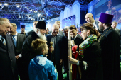 Sanctitatea Sa Patriarhul Chiril a vizitat Festivalul sporturilor naționale de la Moscova