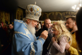 Vizita Patriarhului la Eparhia de Korsun. Privegherea la biserica „Trei Ierarhi” din Paris