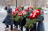 Președintele Departamentului Sinodal pentru relația cu Forțele Armate a luat parte la ceremonia comemorativă cu prilejul aniversării a 75 de ani de la bătălia pentru Moscova