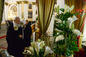 Sanctitatea Sa Patriarhul Chiril a sosit la Sanct-Petersburg