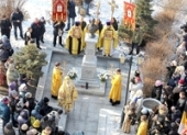 La Vladivostok a fost sfințit monumentul țarului pătimitor Nicolae II