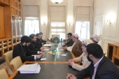 Mitropolitul de Volokolamsk Ilarion s-a întâlnit cu delegația Consiliului spiritual al ezizilor Georgiei