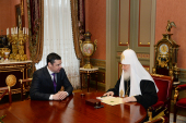 Sanctitatea Sa Patriarhul Chiril s-a întâlnit cu guvernatorul nou numit al regiunii Iaroslavl D.Iu. Mironov