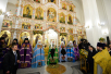 Slujirea Patriarhului la biserica cu hramul în cinstea Sfântului Ierarh Spriridon al Trimitundei din Nagatinski Zaton, or. Moscova. Hirotonia arhimandritului Evfimii (Maksimenko) în treapta de episcop de Usman