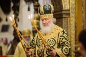 De ziua pomenirii Sfântului Ierarh al Moscovei Petru Întâistătătorul Bisericii Ortodoxe Ruse a săvârșit Liturghia în catedrala „Adormirea Maicii Domnului” din Kremlin, or. Moscovsa, și a condus hirotonia arhimandritului Vichentii (Bryleev) în treapta de episcop de Zlatoust și Satka