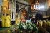 Велика вечірня в день свята Різдва Христового в Храмі Христа Спасителя в Москві