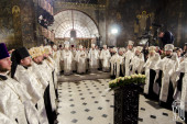 У день свята Різдва Христового Предстоятель Української Православної Церкви звершив Літургію в Києво-Печерській лаврі