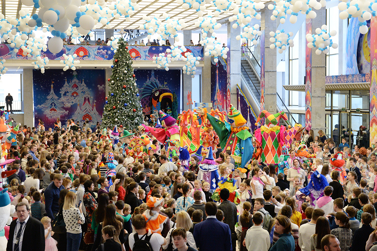Festivitatea de Crăciun în Palatul de stat din Kremlin
