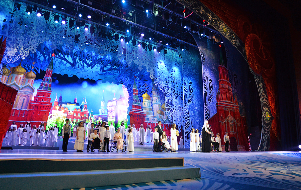 Festivitatea de Crăciun în Palatul de stat din Kremlin