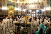 De sărbătoarea Soborului Preasfintei Născătoare de Dumnezeu mitropolitul Chișinăului Vladimir a condus Liturghia la catedrala mitropolitană „Nașterea Domnului” din Chișinău