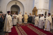 В день памяти святителя Макария Московского Патриарший экзарх всея Беларуси возглавил Литургию в Полоцком Спасо-Евфросиниевском монастыре