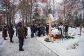 На Новодевичьем кладбище совершена панихида по Е.В. Образцовой