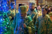 În Duminica a 30-a după Cincizecime Preafericitul mitropolit Onufrii a săvârșit Liturghia la mănăstirea de maici Zimnenski din Volyni