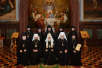 Slujirea Patriarhului de sărbătoarea Soborului Noilor Mucenici și Mărturisitori ai Bisericii Ortodoxe Ruse. Hirotonia arhimandritului Serghii (Telih) în treapta de episcop de Maardu