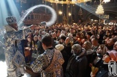 В праздник Сретения Господня Предстоятель Украинской Православной Церкви совершил Литургию в кафедральном соборе Черновцов