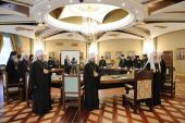Întâistătătorul Bisericii Ortodoxe Ruse a condus ședința ordinară a Consiliului Suprem Bisericesc