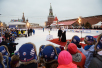 VII детский турнир по русскому хоккею на призы Патриарха на Красной площади в Москве