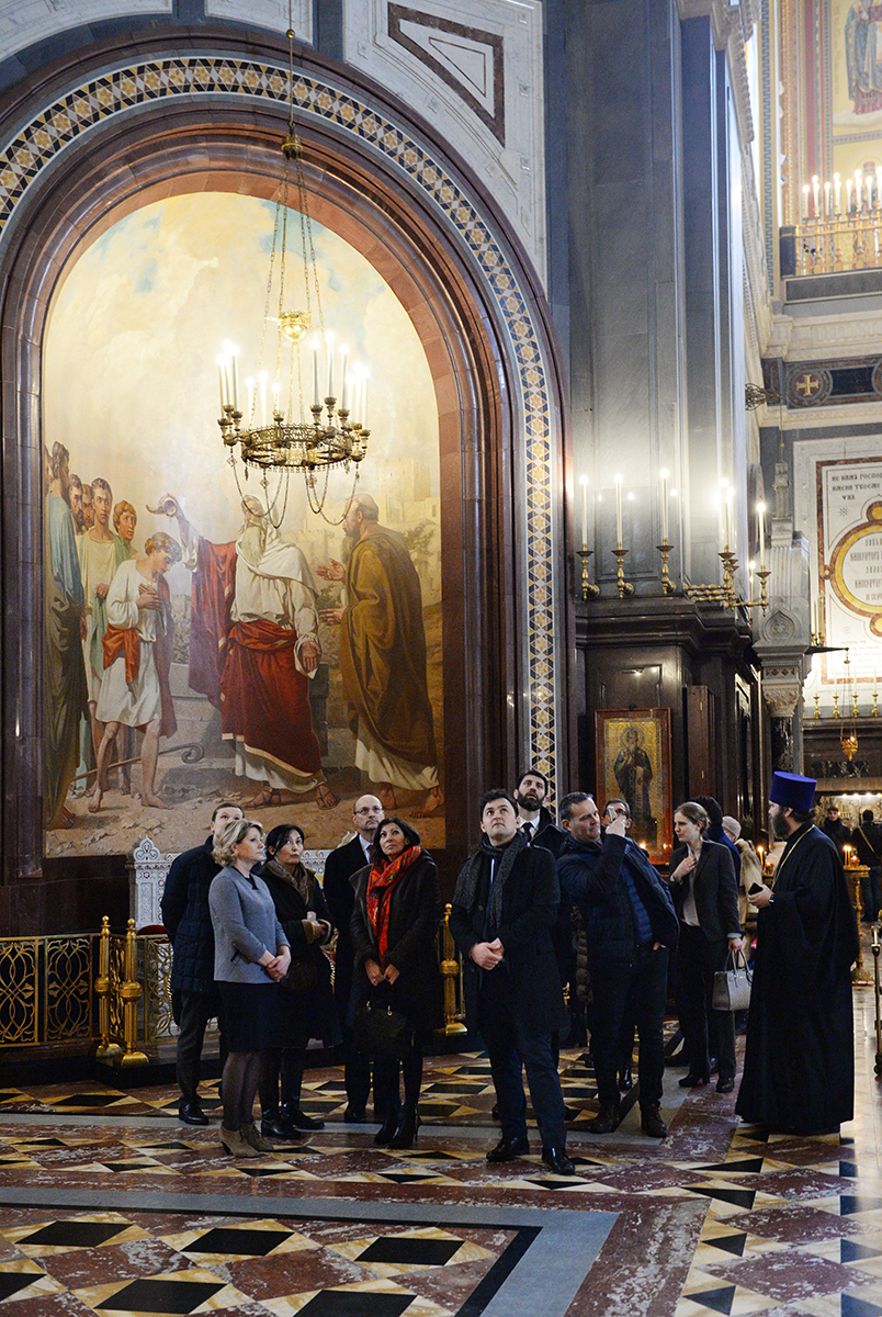 Întâlnirea Sanctității Sale Patriarhul Chiril cu primarul Parisului A. Hidalgo
