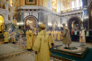 Патриаршее служение в Неделю мясопустную в Храме Христа Спасителя в Москве