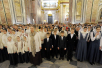 День православної молоді в Санкт-Петербурзі. Божественна літургія в Ісаакіївському соборі. Хресна хода