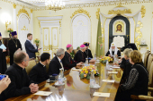 Sanctitatea Sa Patriarhul Chiril s-a întâlnit cu participanții la prima ședință a reprezentanților Bisericii Ortodoxe Ruse și Bisericii Romano-Catolice din Italia în cadrul Forului-dialog ruso-italian pe linia societăților civile ale celor două țări