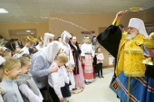 Патриарший экзарх всея Беларуси освятил новый учебный корпус детской хореографической школы искусств в Минске